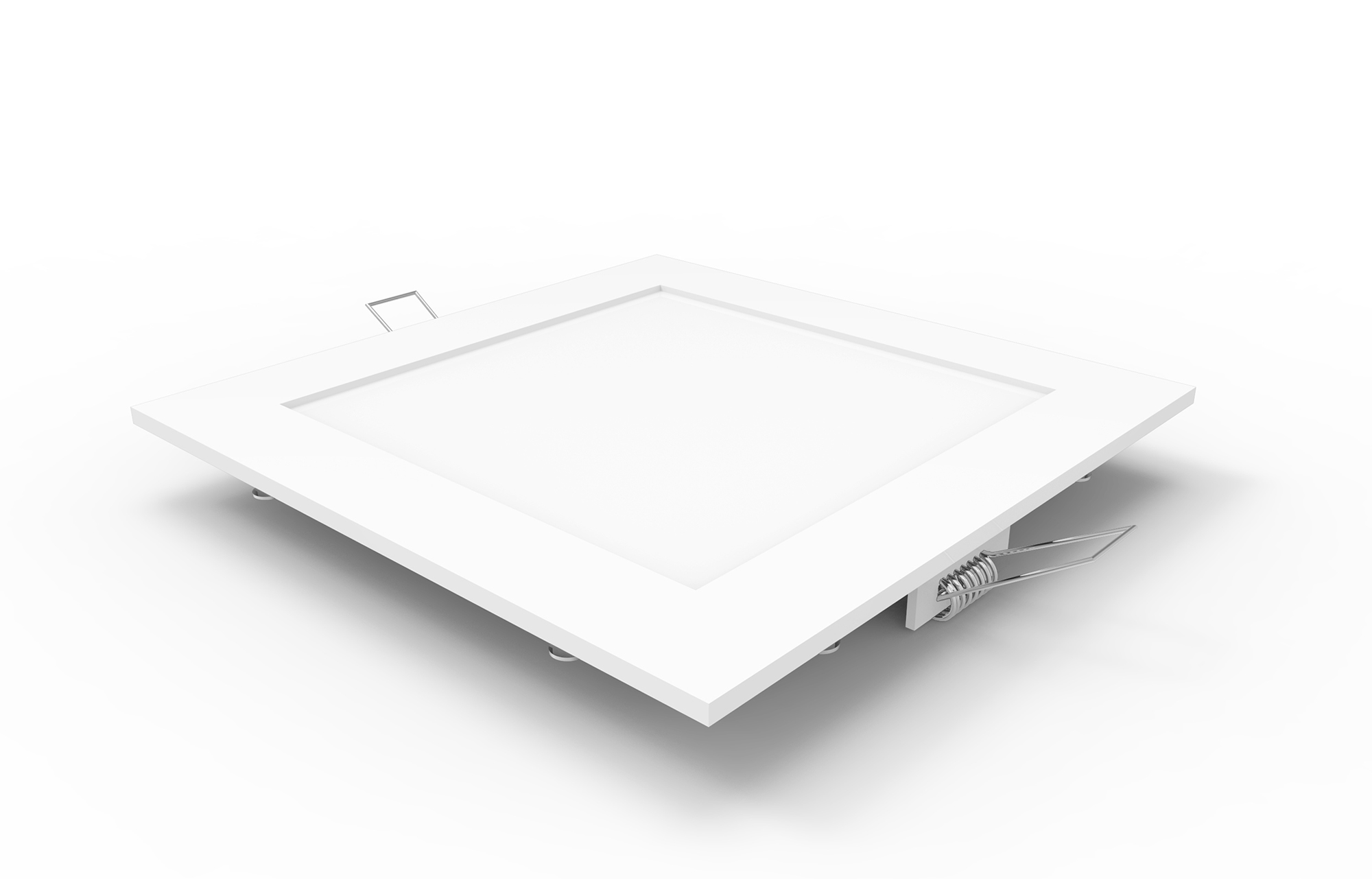 2010730010  Intego R Ecovision Slim Recessed 170mm Square (6") 12W; 6400K; 120°; Cut-Out 150x150mm